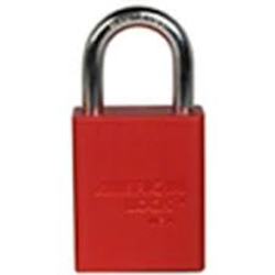 1" Keyed Different Lock Red