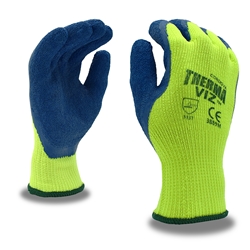 Hi-Viz Thermal Lined Nitrile Gloves