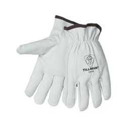 Unlined goatskin drivers gloves L